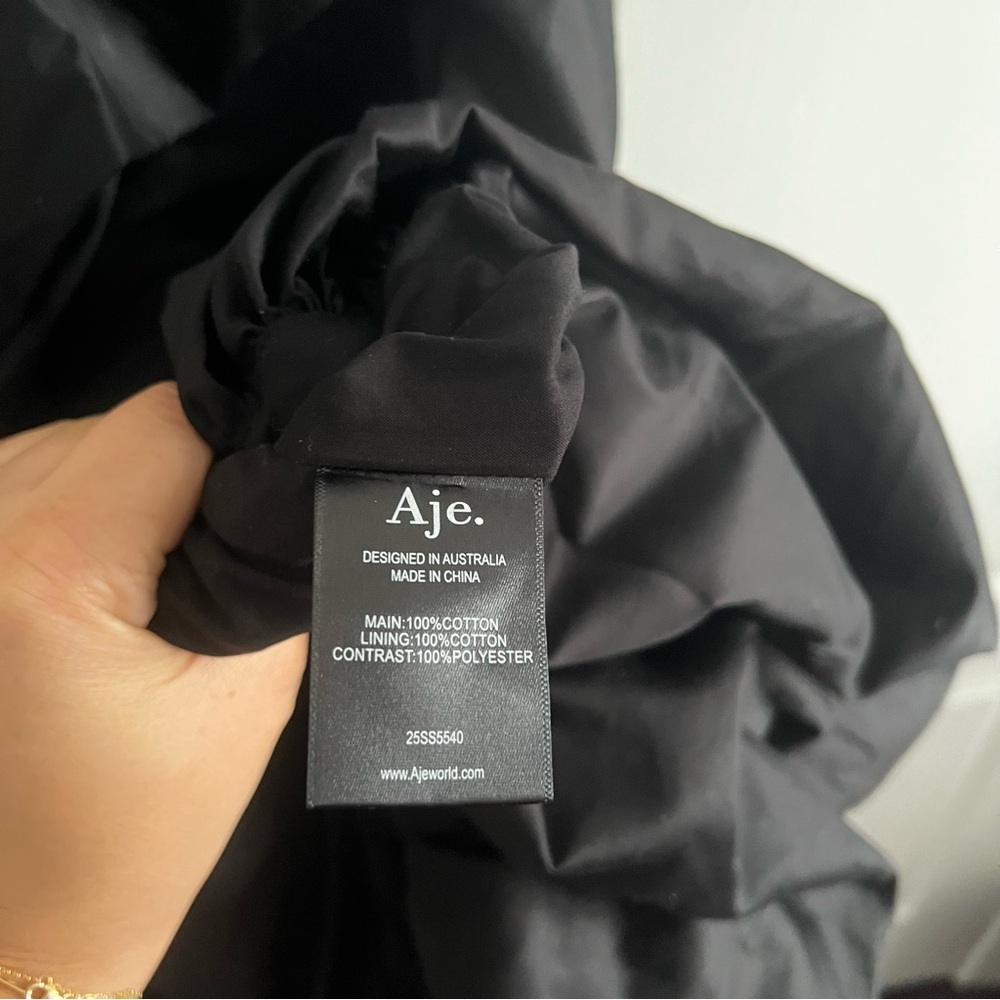 Aje Alani Gown Black maxi dress Size US 2 NEW! New with tags! - Picture 8 of 12